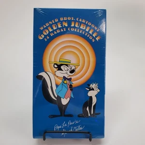 Pepe Le Pew's Skunk Tales (VHS, 1986) Golden Jubilee 24 Karat Collection SEALED - Picture 1 of 6