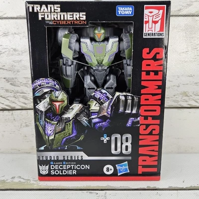 Transformers War For Cybertron Studio Series 08 Decepticon Soldier 2024 Figure - Image 1 of 4