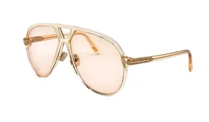 TOM FORD TF 1061 Bertrand Sunglasses 45E Transparent Brown/Brown wash 64 new - Imagen 1 de 4