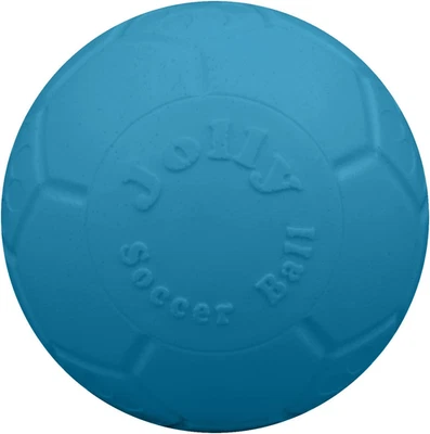 Jolly Pets Large Soccer Ball Floating-Bouncing Dog Toy, 8 Inch Diameter, Ocean B - Image 1 of 4