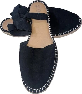 Sandalo BRASH espadrillas nero punta chiusa misura 8,5 ottime condizioni! 🍀 - Foto 1 di 14