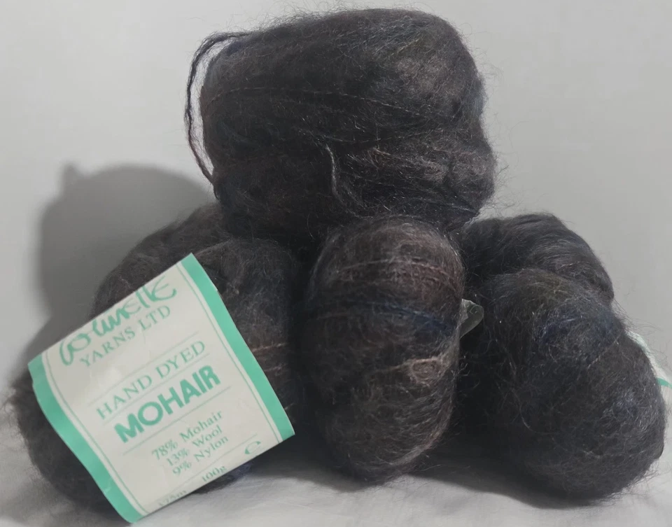 VINTAGE Colinette Mohair Yarns 'Copperbeech' 400g Bundle Discontinued HAND DYED  - Image 1 of 4