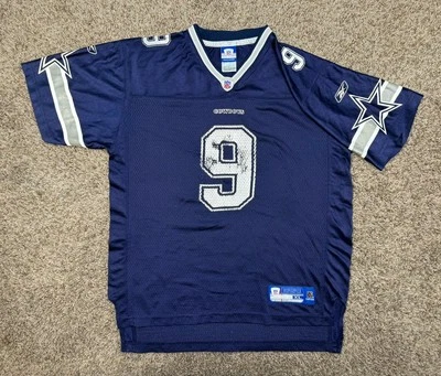 Camiseta deportiva Reebok Tony Romo #9 Dallas Cowboys equipo auténtico juvenil talla XL 18-20 Foto 1 de 4