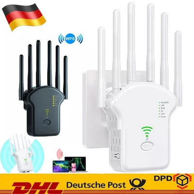 5G 2,4G 1200M/300M Wifi Range Extender Internet Router Wlan Repeater-Verstärker - Bild 1 von 4