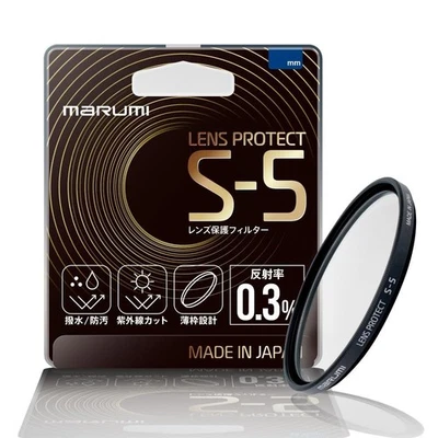 MARUMI Lens Protection Filter 82mm S-5 Water repellent 0.3% Reflectivity - Image 1 of 4