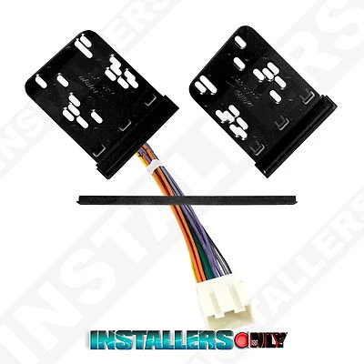 95-5817 Double Din Radio Install Dash Kit & Wires for Ford, Car Stereo Mount - Image 1 of 4