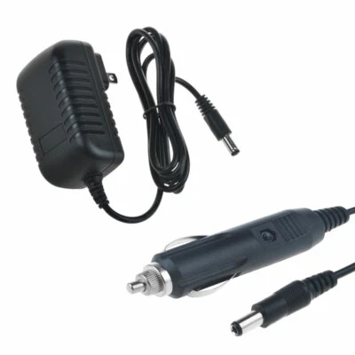 AC Adapter + Car DC Charger For Cobra HH 40 HH45 WX HH45WX ST CB Radio Power - Image 1 of 4