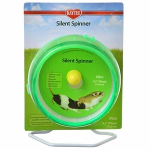Kaytee Silent Spinner animal pequeño Rueda de ejercicio nave de color en orden aleatorio - Imagen 1 de 5