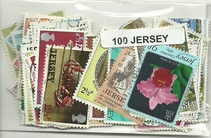 Lot timbres de Jersey - Picture 1 of 1