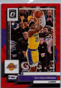 2022-23 Donruss Optic Rui Hachimura LA Lakers Red Wave Prizm #170 - Picture 1 of 2