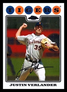 2008 Topps Chrome #135 Justin Verlander - Picture 1 of 2