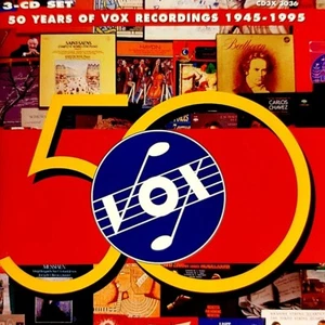 Fifty Years of Vox Recordings : 50 Years of Vox Recordings 1945-1995 3 CD set - Picture 1 of 6