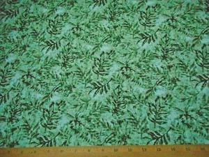 Civil War Reproduction Fabric By Yard Dk Green Leaf Dusty Green Premium Cotton C - Picture 1 of 2