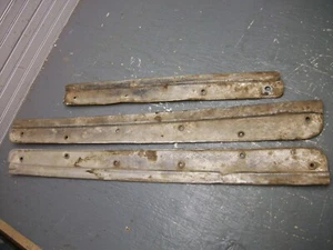 1954 Plymouth Savoy Belvedere Door Sill Plate Scuff Set of 3 - Very Rough - Picture 1 of 5