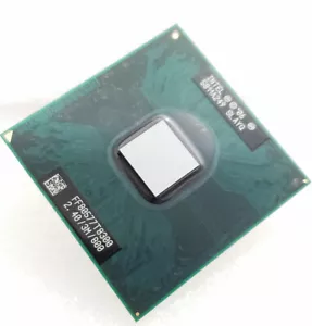 Intel Core 2 Duo Mobile T8300 SLAYQ 2,4 GHz 3 MB 800 MHz Socket P CPU para computadora portátil - Imagen 1 de 6