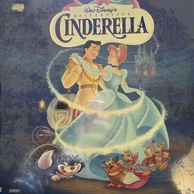 Sealed New Disney's Cinderella Laserdisc Widescreen Animated Walt Disney - Image 1 of 2
