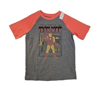 Boys Size 7 Jersey T-Shirt Iron MAN/Jumping Beans New With Tags!  - Picture 1 of 4
