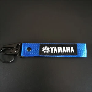 1PCS Keychain Motorcycles key Double Side Keychain Nylon For Yamaha Blue - Picture 1 of 6