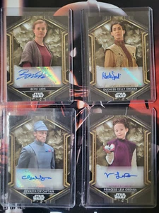Pick Your Topps Star Wars Obi Wan Kenobi Autograph Cards / Parallel Autographs - Picture 1 of 7