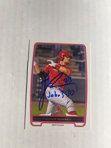St Louis Cardinals JAMES RAMSEY Signed Card