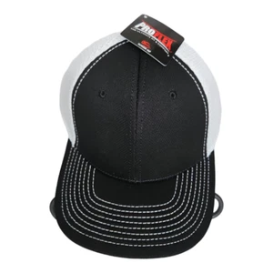 OC Sports Pro Flex Herren Medium/Large Baseballmütze, schwarz-weiß Mesh, neu - Bild 1 von 7