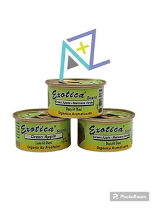 3x Exotica Extra Strength Organic Air Freshener Green Apple For Car, Home Office - Picture 1 of 1