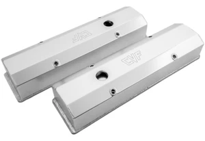 Small Block Chrysler Fabricated Valve Covers Aluminum CVF Racing 318 340 360 - Picture 1 of 3