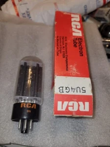 1 Excellent strong new in the box Rca blk plate 5U4GB tube #F67 - Picture 1 of 1