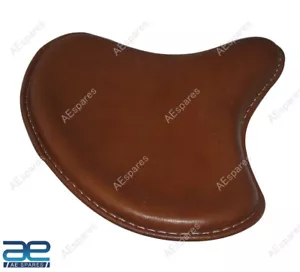 Leather Seat Brown For Indian Chief Scout Military Civil Chopper Bobber - Bild 1 von 6