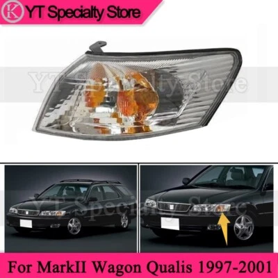 Luz de esquina del parachoques delantero izquierdo para Toyota MarkII Wagon Qualis 1997-2001 Foto 1 de 4