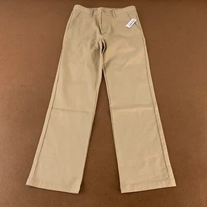 Old Navy Boys Size 14 Khaki Straight Leg Uniform Pants NWT - Picture 1 of 5