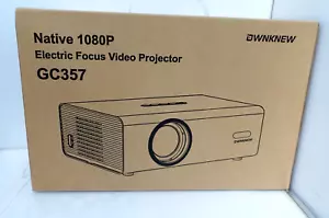 Ownknew Native 1080P Electric Focus Video Projector GC357, New - Picture 1 of 6