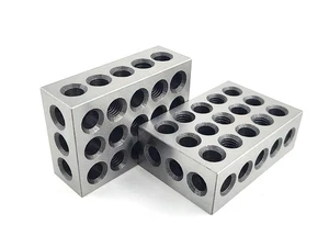 BL-123 Pair of 1" x 2" x 3" Precision Steel - Picture 1 of 1