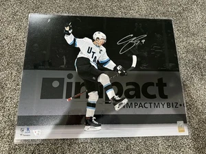 CLAYTON KELLER Utah Mammoth Hockey Autograph SIGNED 16x20 Photo Fanatics COA - Picture 1 of 3