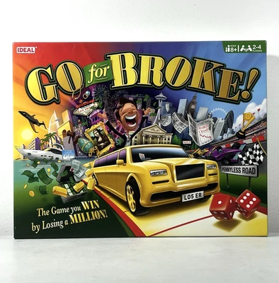 Go for Broke Board Game 2021 Edition by Ideal Complete  2 - 4 Player  Age 8+  #2 - Image 1 of 4