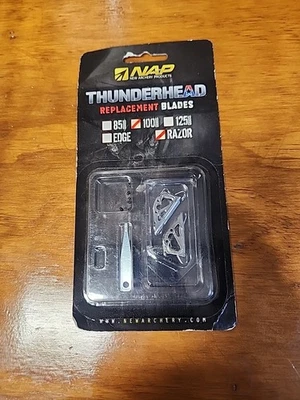 Lâmina de barbear NAP Thunderhead 100GR substituição caça cabeça larga fabricada nos EUA - Imagem 1 de 3