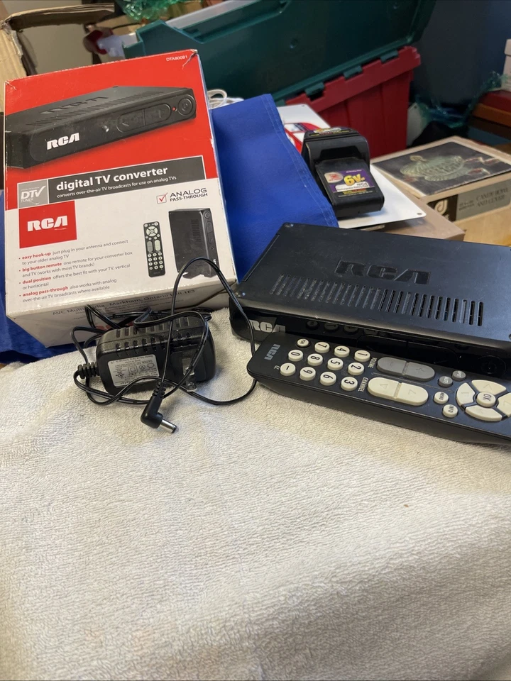 Дистальный конвертер RCA T V с пультом дистанционного управления - Изображение 1 из 1
