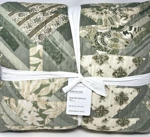 Pottery Barn~Winter Spruce Quilt~ KING~ NEW - Picture 1 of 2