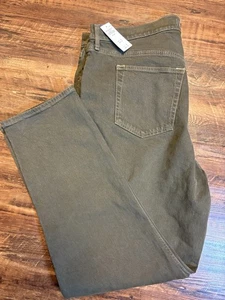 Abercrombie & Fitch 90s Straight Jeans Ultra High Rise Braun Herren 35/20 Lang Neu mit Etikett - Bild 1 von 7