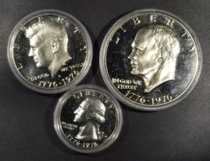 1976-S U.S. Bicentennial Silver Proof Set *In Capsules* "Proof" - Picture 1 of 2