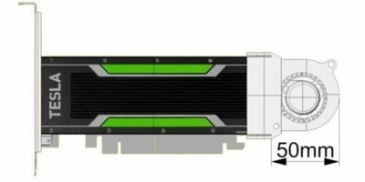 Nvidia Tesla P4 8GB GPU Card Graphics With Turbo Cooling Fan NEW - Image 1 of 4