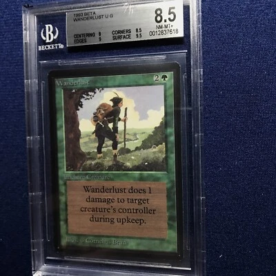 MTG Beta Wanderlust BGS 8.5 NM-MT+ (with 9.5 surface, 9 edges) 1993 - Image 1 of 2