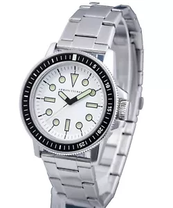 ARMANI EXCHANGE, AX1853, vestido para hombre, acero inoxidable, tono plateado, esfera oscura, 50 m - Imagen 1 de 3