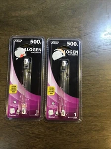 Feit Electric Bpq500t3/cl Double Ended Light Bulb 500 Watts 120 Volt 2 Bulbs - Picture 1 of 2