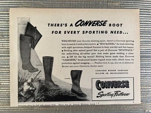 Converse Sporting Footwear Boots Malden Massachusetts 1946 Vintage Print Ad - Picture 1 of 1