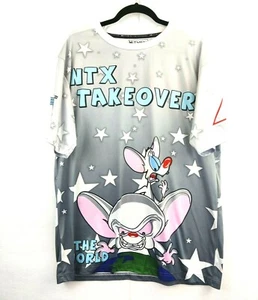 Hitmen Pinky And The Brain T-Shirt NTX Taking Over the World Miss Natron Sz XL - Picture 1 of 12