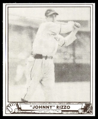 1986 1940 Play Ball Reprint Johnny Rizzo Pittsburgh Pirates #108 - Image 1 of 2
