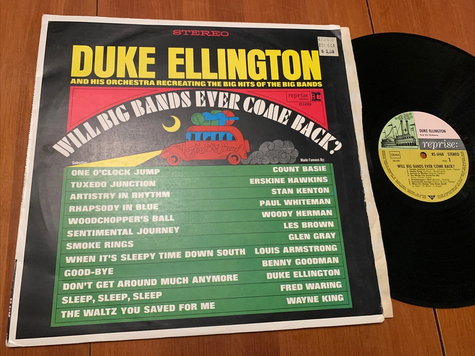 Duke Ellington Will The Big Bands Ever Come Back? LP Reprise Germany 3 Color EX! - Image 1 of 4