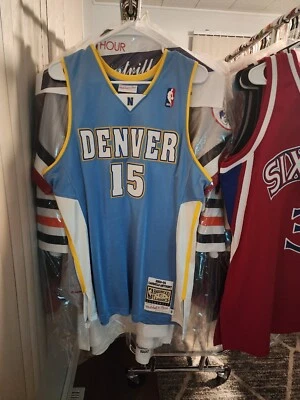 100% Authentic Mitchell & Ness Carmelo Anthony 03/04 Nuggets Jersey Sz 40 Medium - Image 1 of 4