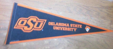 OSU Oklahoma State University 12x30 Felt Pennant NWOT Cover